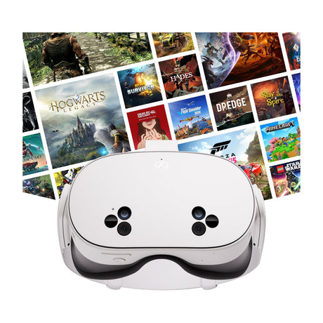 Meta Quest 4 All-in-One Mixed Reality Headset with Touch Controllers — VR Headsets