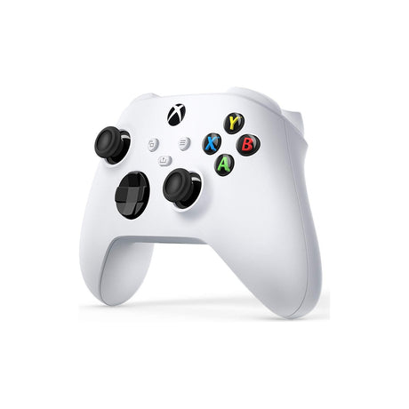 Microsoft Xbox Wireless Controller, Robot White, for Xbox Series X|S, Xbox One and PC — Xbox Wireless Controller in Robot White, front view centred on a plain white background
