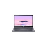 Acer Chromebook Plus 515 15.6 in. Full HD Laptop, Intel Core i3-1215U, 8GB RAM, 128GB, Steel Gray — Acer Chromebook Plus 515 laptop in Steel Gray, open at an angle showing the 15.6 in screen and keyboard, on a plain background