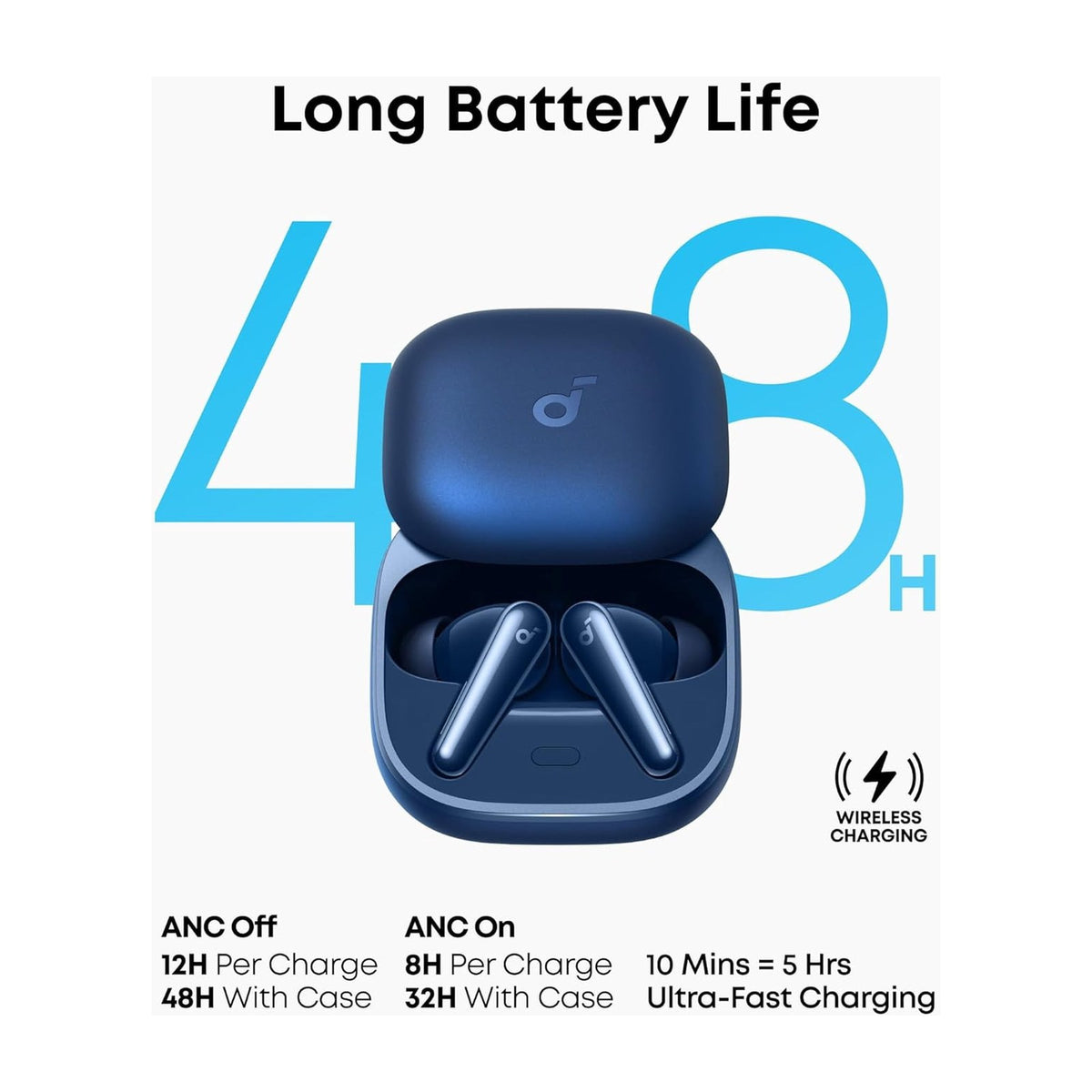 Blue — Anker Soundcore Liberty 5 True Wireless Earbuds