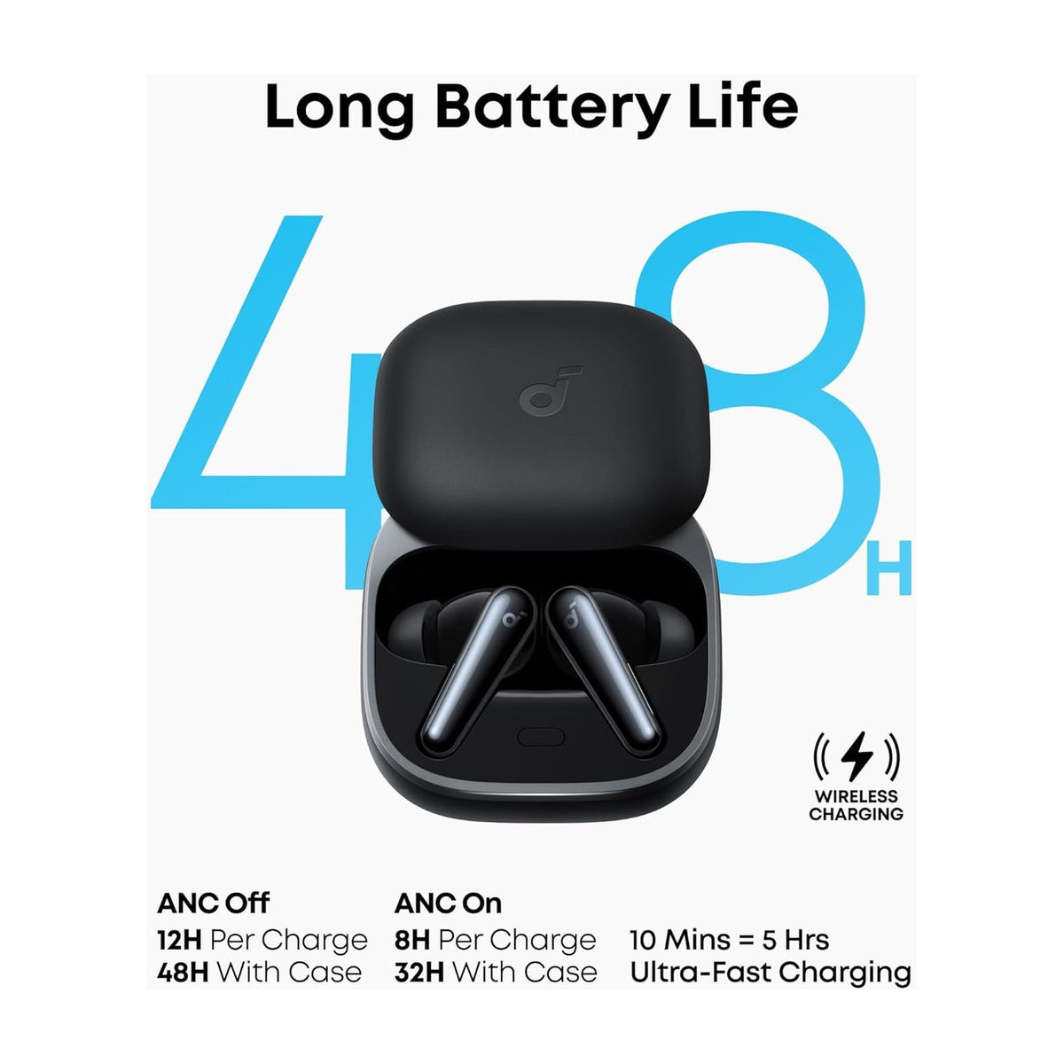 Black — Anker Soundcore Liberty 5 True Wireless Earbuds