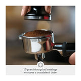 Brushed Stainless Steel — Breville Barista Express Espresso Machine with Built-In Conical Burr Grinder