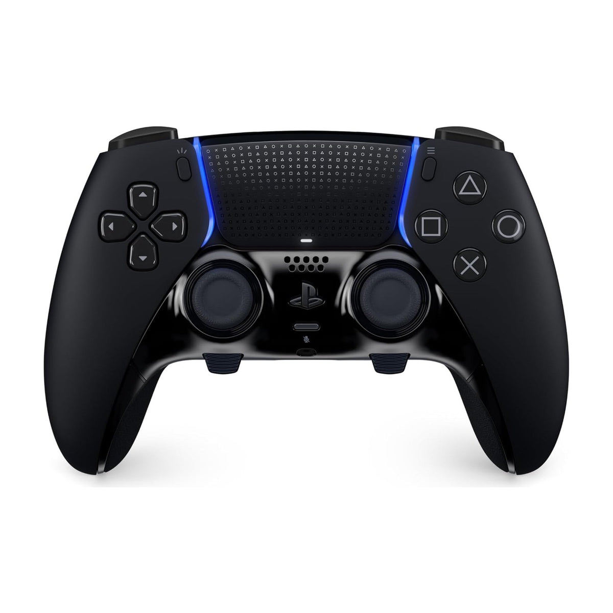 Sony DualSense Edge Wireless Controller for PlayStation 5 — Sony DualSense Edge controller photographed from above, front face toward the camera