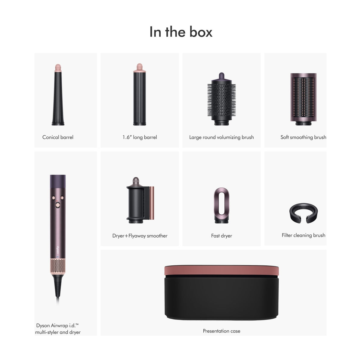 Dyson Airwrap i.d. Multi-Styler and Dryer with Attachments and Storage Case — Hair Tools