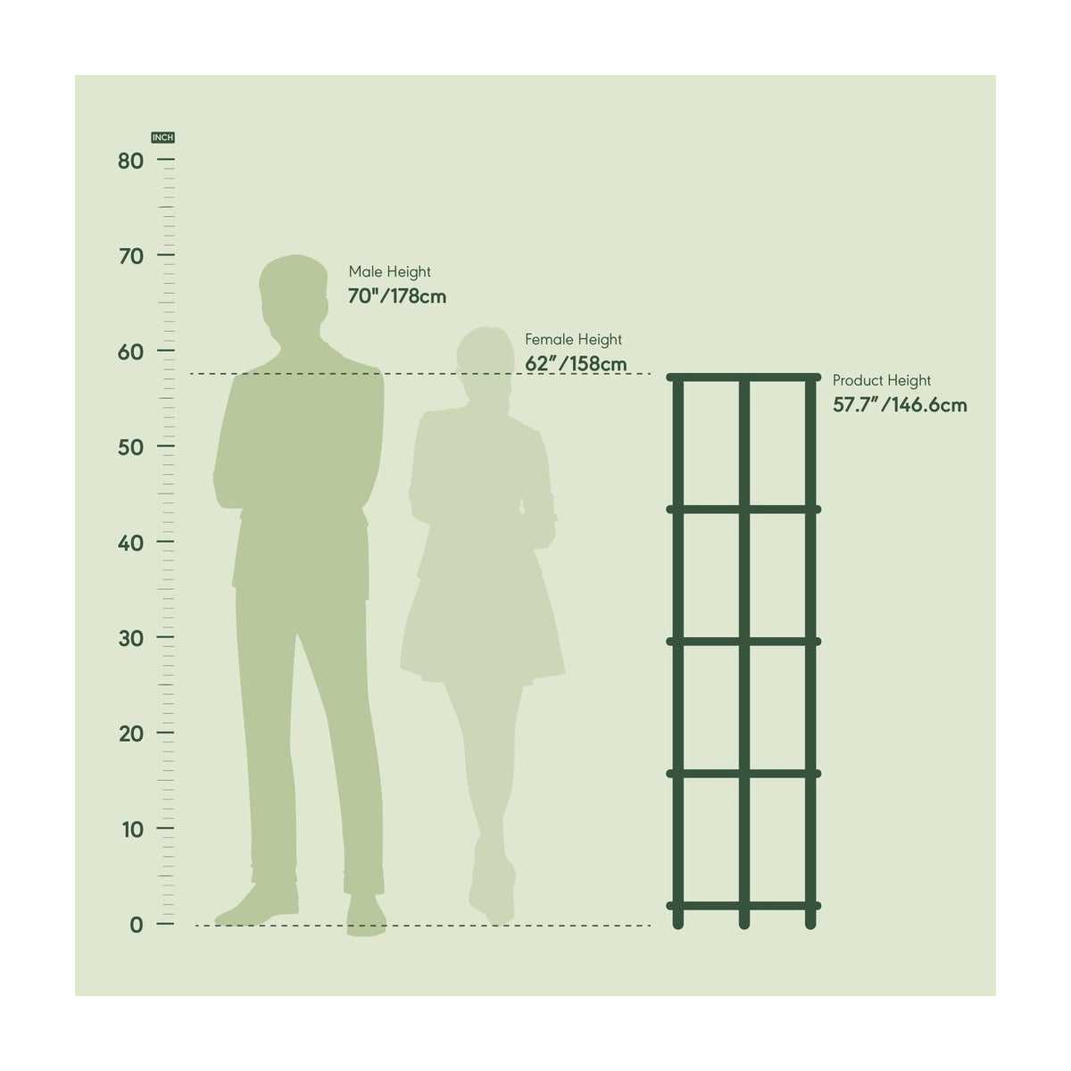 Furinno Turn-N-Tube 5-Tier Corner Display Rack — Shelving