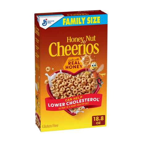Honey Nut Cheerios Breakfast Cereal — Cereal