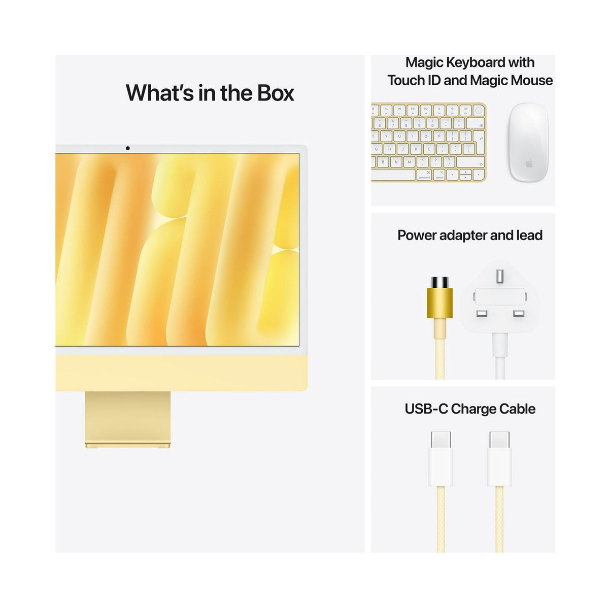 Yellow — Apple iMac 24-inch (M4)