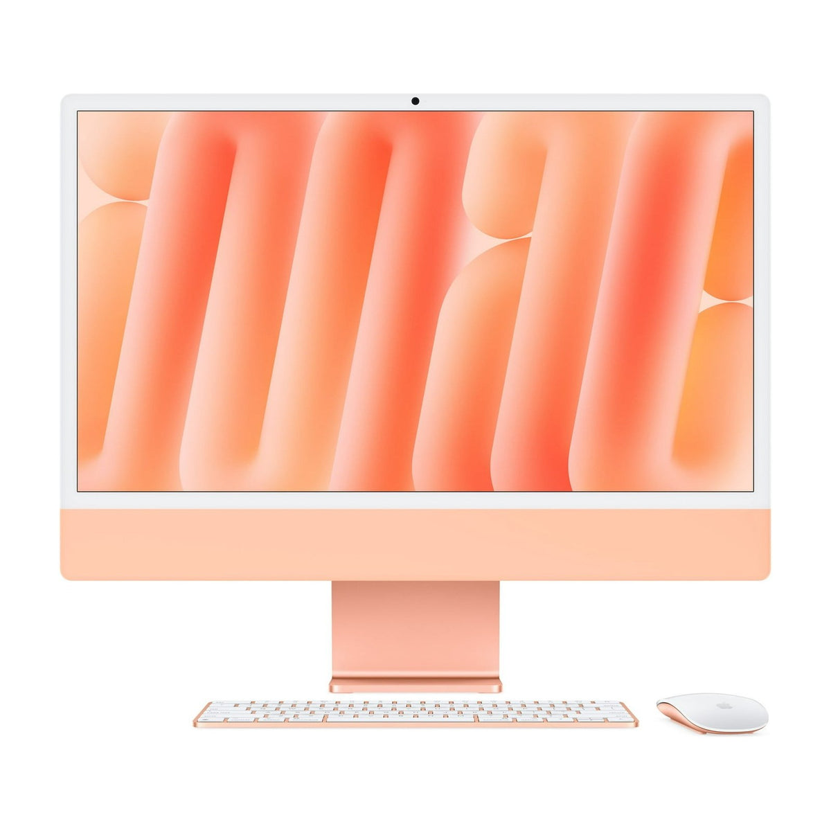 Orange — Apple iMac 24-inch (M4)