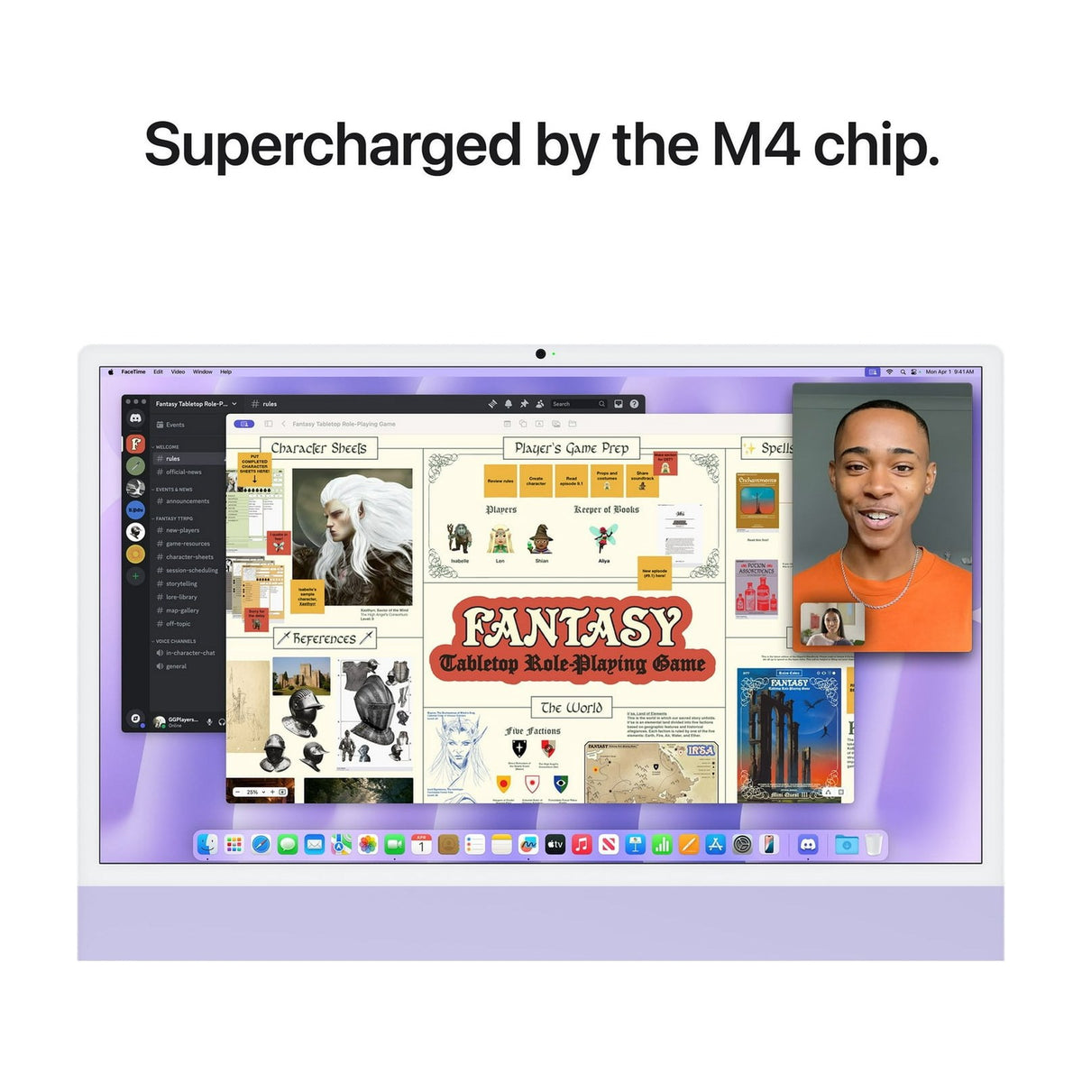 Purple — Apple iMac 24-inch (M4)