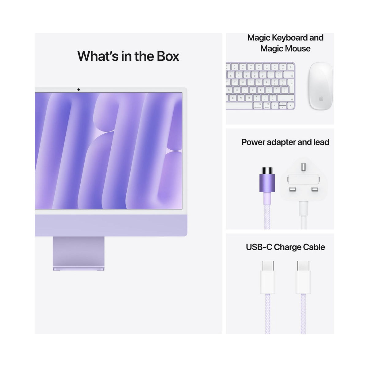 Purple — Apple iMac 24-inch (M4)