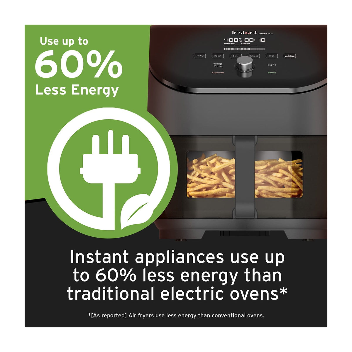 Instant Pot Vortex Plus 6-Quart 6-in-1 Air Fryer with ClearCook — Air Fryers