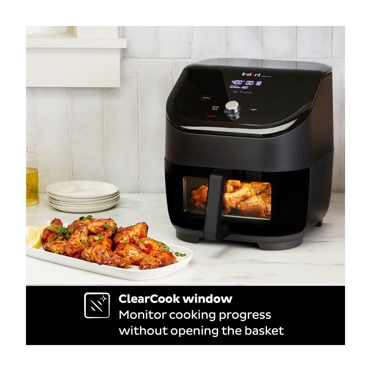 Instant Pot Vortex Plus 6-Quart 6-in-1 Air Fryer with ClearCook — Air Fryers
