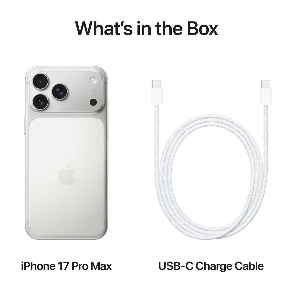 Silver — Apple iPhone 17 Pro Max