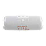 White — JBL Flip 7 Portable Bluetooth Speaker