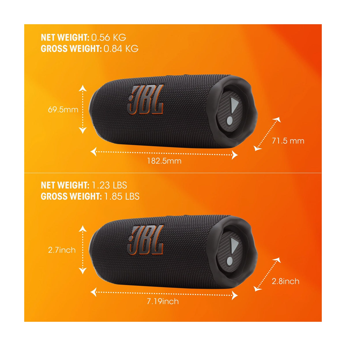 JBL Flip 7 Portable Bluetooth Speaker — Bluetooth Speakers