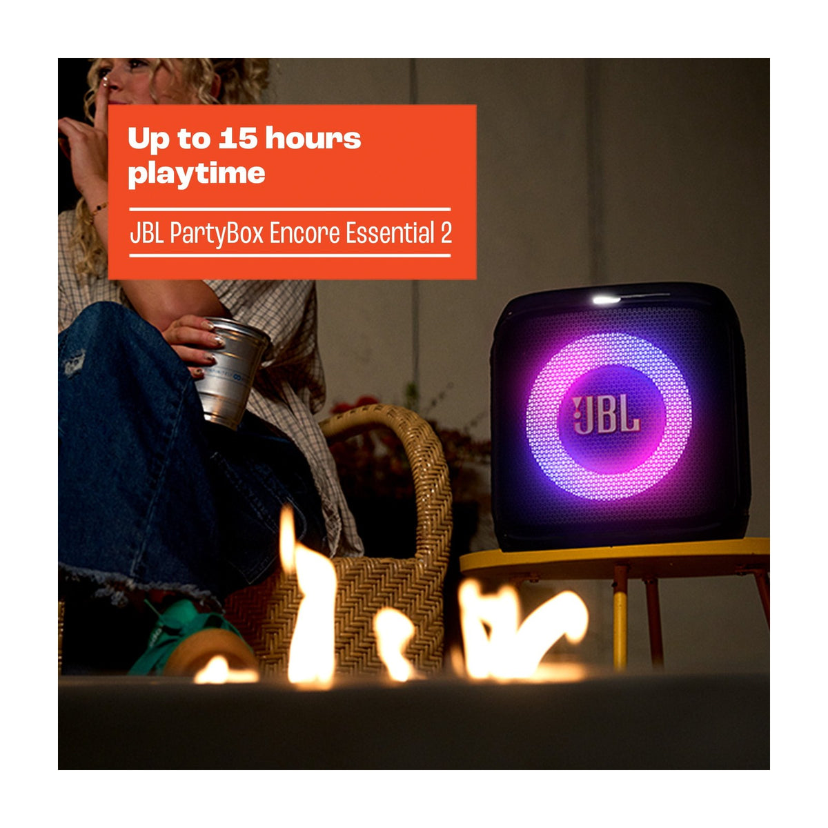 JBL PartyBox Encore Essential 2 Portable Party Speaker with Lightshow — Party Speakers