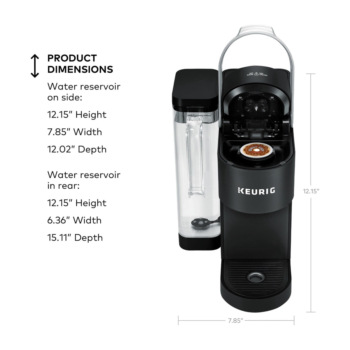 Black — Keurig K-Supreme Single-Serve K-Cup Pod Coffee Maker