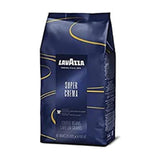 Lavazza Super Crema Whole Bean Espresso Coffee, Medium Roast, 2.2 lb Bag — Lavazza Super Crema 2.2 lb whole bean coffee bag standing upright with the front label facing forward, on a plain background