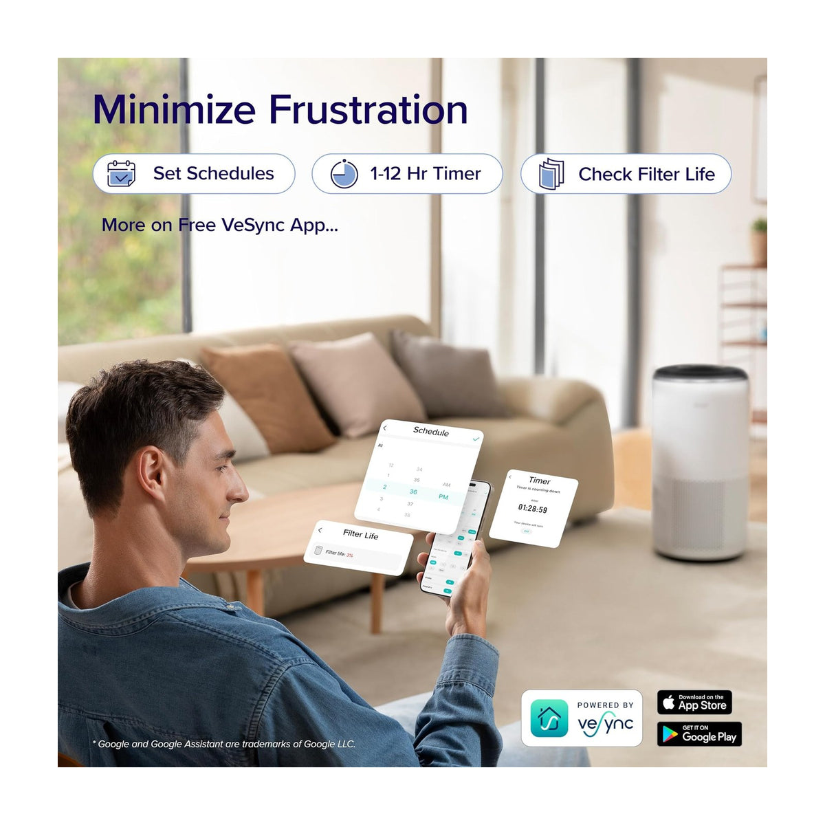 Levoit Core 400S Smart True HEPA Air Purifier — Air Purifiers
