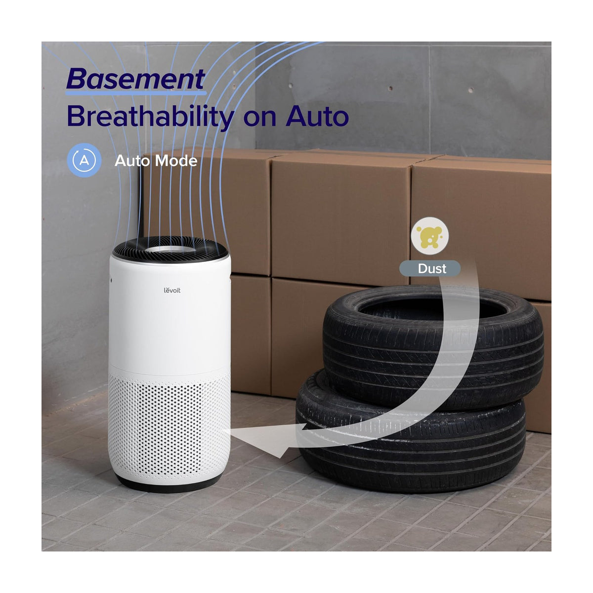 Levoit Core 400S Smart True HEPA Air Purifier — Air Purifiers