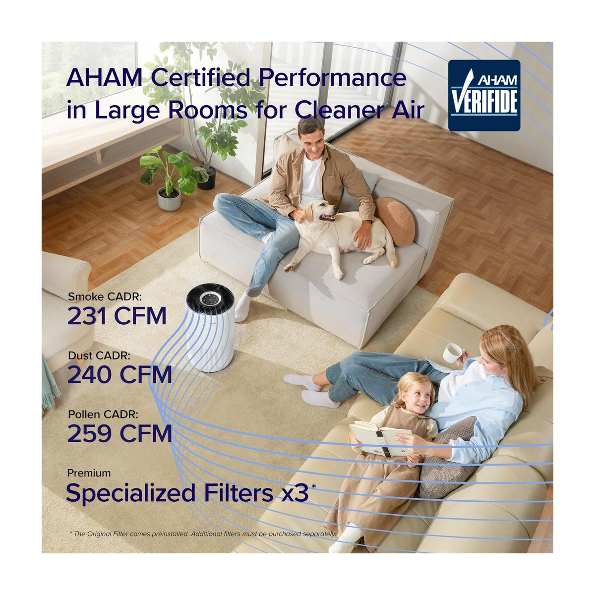 Levoit Core 400S Smart True HEPA Air Purifier — Air Purifiers