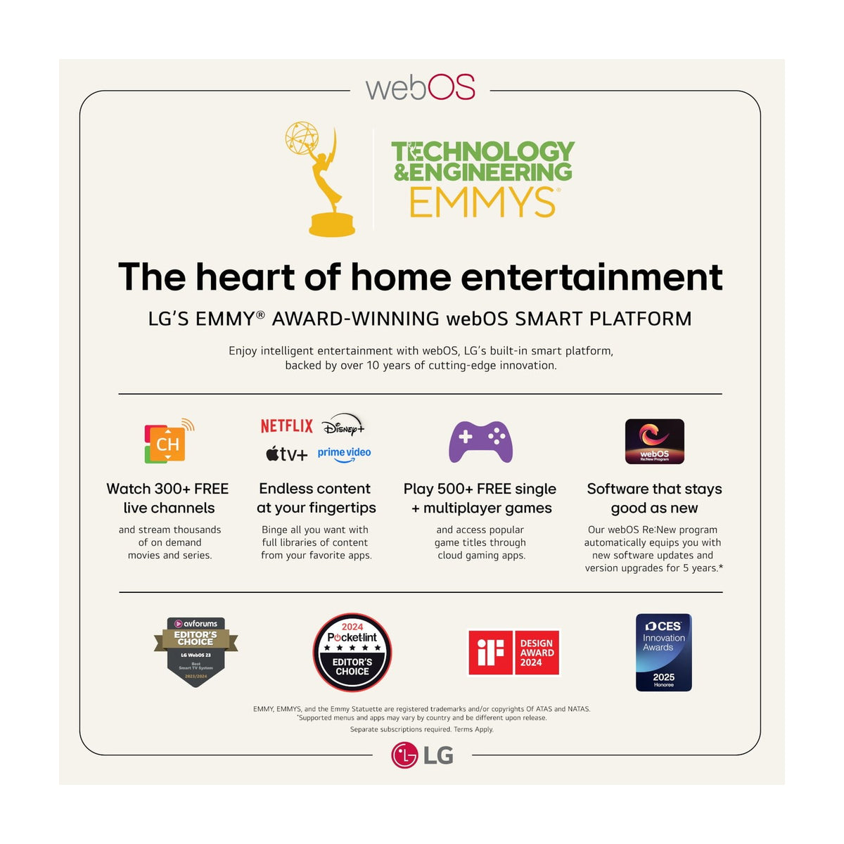 LG 65" Class C5 Series OLED evo AI 4K Smart TV — Televisions