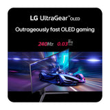 LG UltraGear 27" OLED QHD 240Hz Gaming Monitor — Monitors