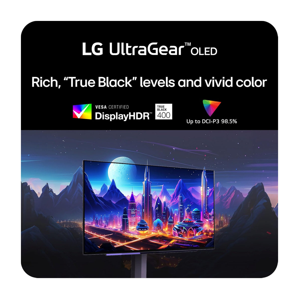 LG UltraGear 27" OLED QHD 240Hz Gaming Monitor — Monitors