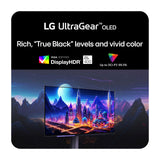 LG UltraGear 27" OLED QHD 240Hz Gaming Monitor — Monitors