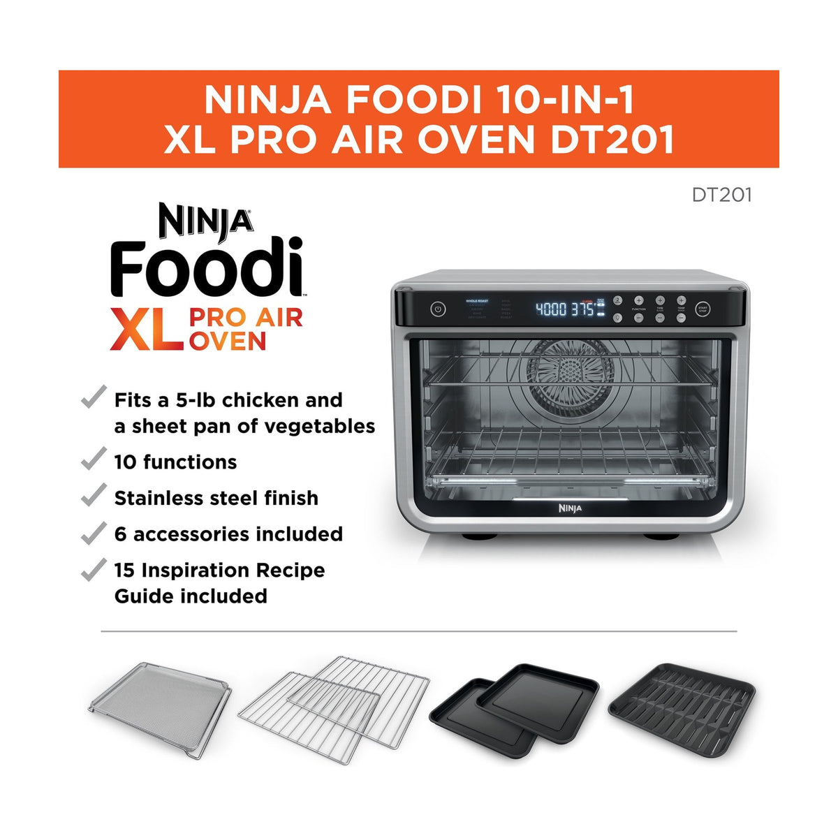 Ninja Foodi 10-in-1 XL Pro Air Fry Oven — Air Fryers