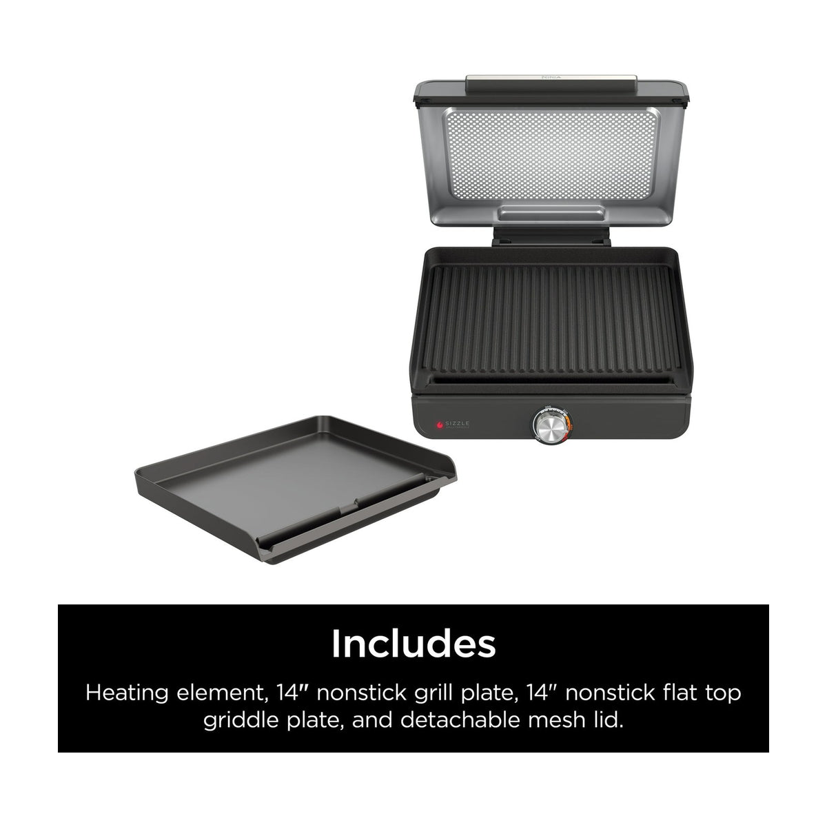 Ninja Sizzle Smokeless Indoor Grill & Griddle — Indoor Grills