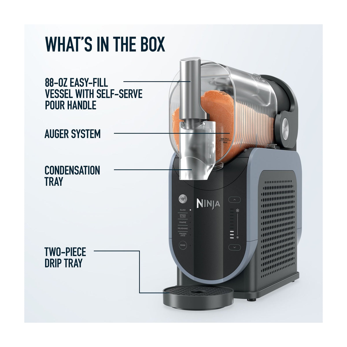 Black — Ninja SLUSHi 5-in-1 Professional Frozen Drink Maker