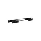 Sanus Extendable Soundbar Wall Mount for Sonos Arc and Arc Ultra — Sanus WSSAWM1 black extendable soundbar wall mount bracket holding a Sonos Arc soundbar on a wall, three-quarter view