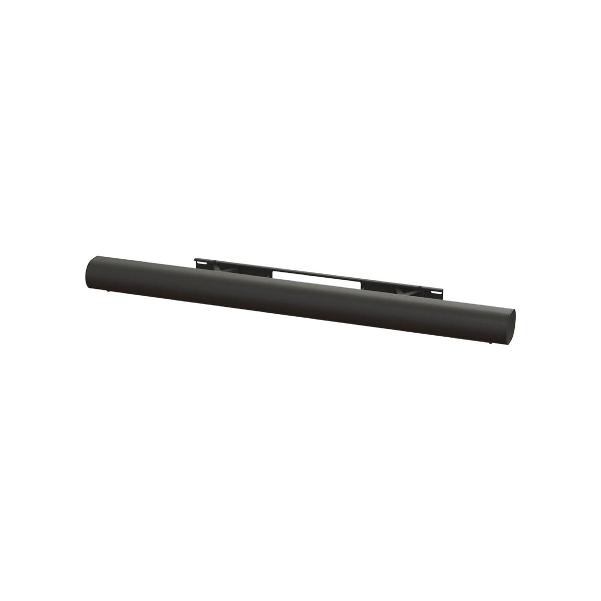 Sanus Extendable Soundbar Wall Mount for Sonos Arc and Arc Ultra — Sanus WSSAWM1 black extendable soundbar wall mount bracket holding a Sonos Arc soundbar on a wall, three-quarter view