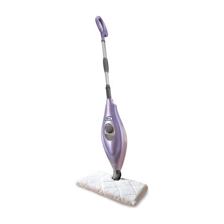 Shark Steam Pocket Mop Hard Floor Cleaner S3501, Purple — Shark Steam Pocket Mop S3501 in purple standing upright with the rectangular mop head and a microfibre pad fitted, on a plain background